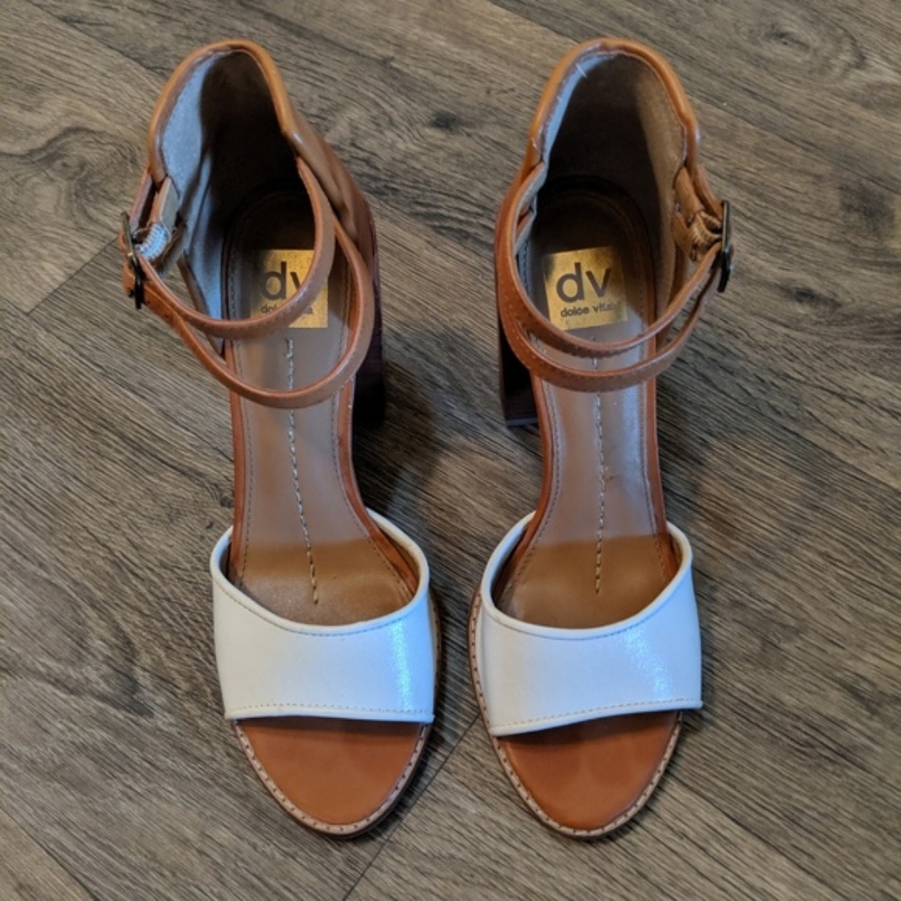 DOLCE VITA Maryann Anklestrap Block Heel Size 9.5 - Picture 4 of 8